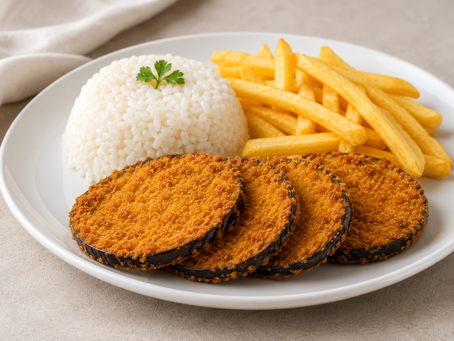 Milanesa de berinjela