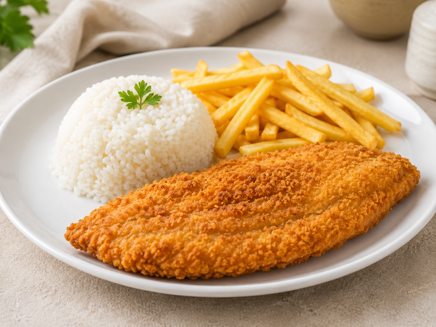 Milanesa de peixe