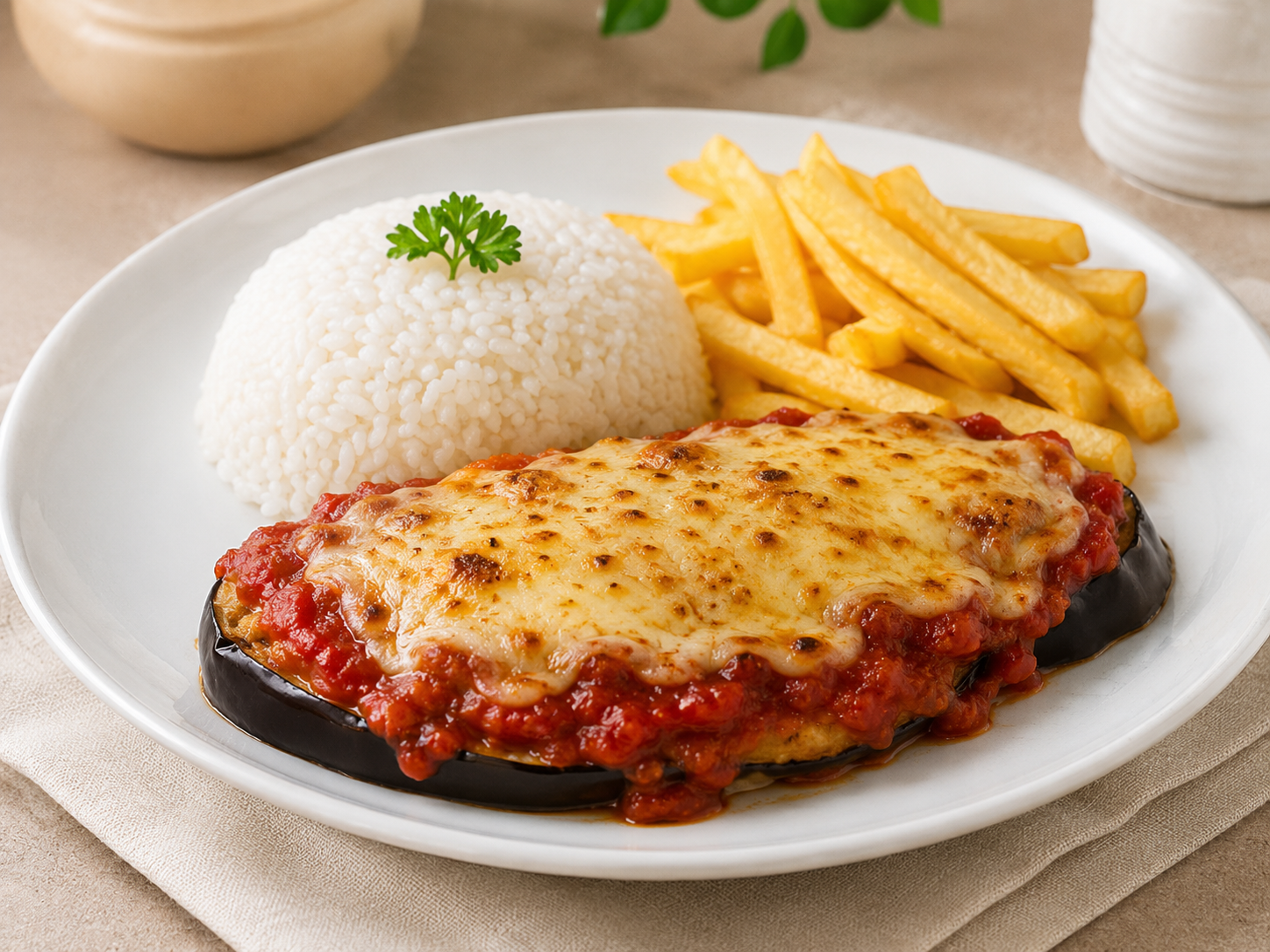 Parmegiana de berinjela