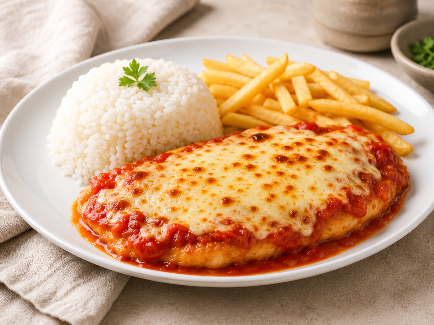 Parmegiana de peixe